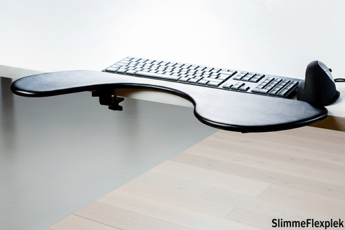 Armsteun met toetsenbord en muis - mooie vloer - SlimmeFlexplek