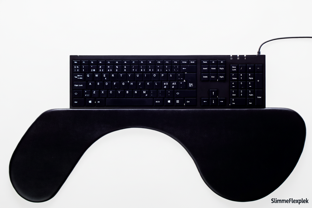 Armsteun met zwart toetsenbord - SlimmeFlexplek