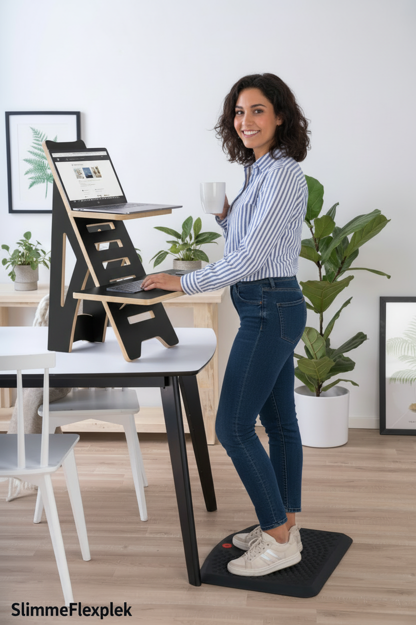 Deskrider 2 met SlimmeFlexplek logo