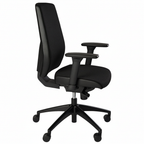 Ergonomische bureaustoel zwart zonder logo