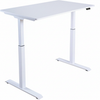 Wit zit-sta bureau met setup - zonder logo