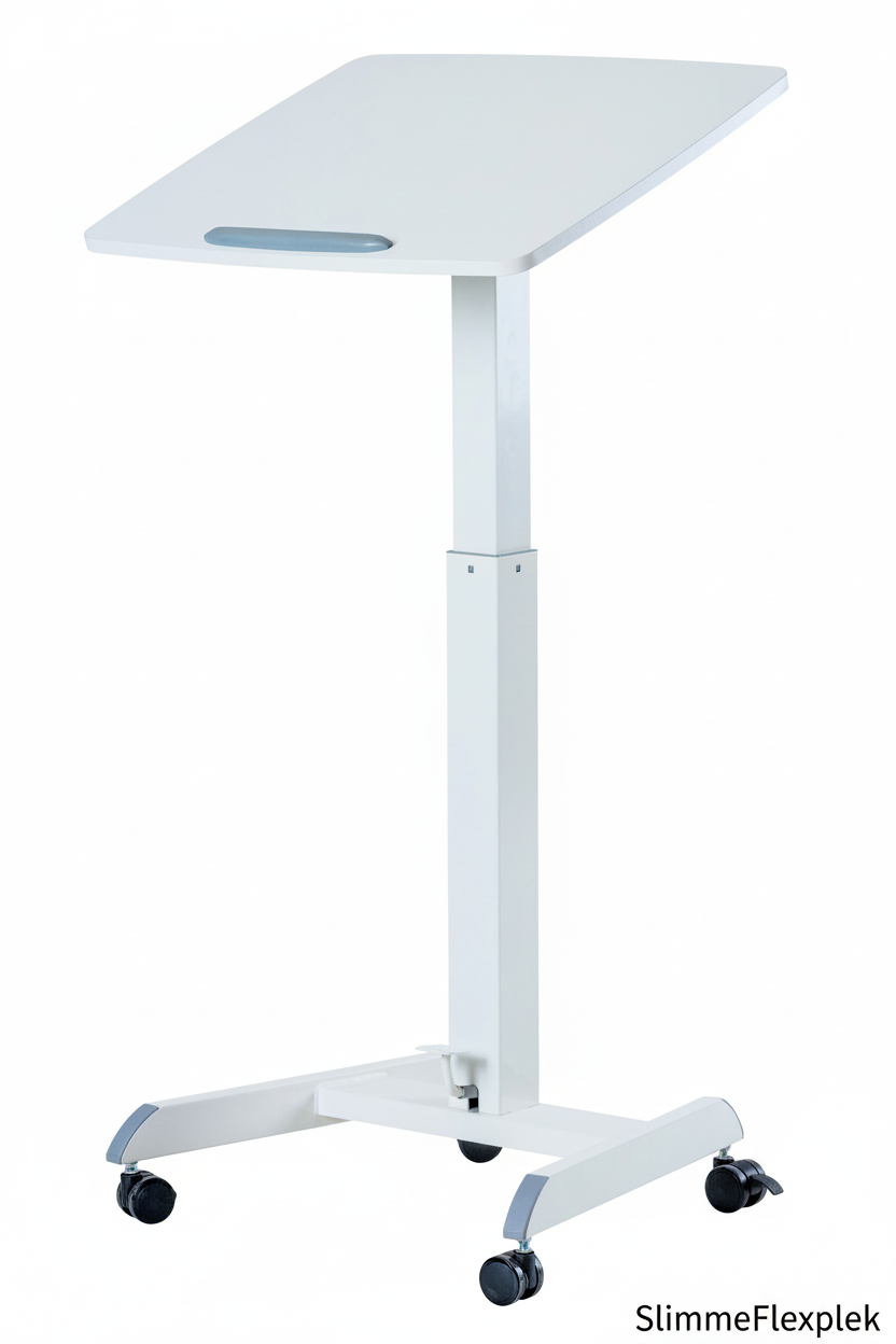 Witte Easy Desk zonder oranje badge