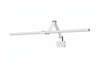 Witte monitorlamp exact zoals zwarte versie - zonder logo