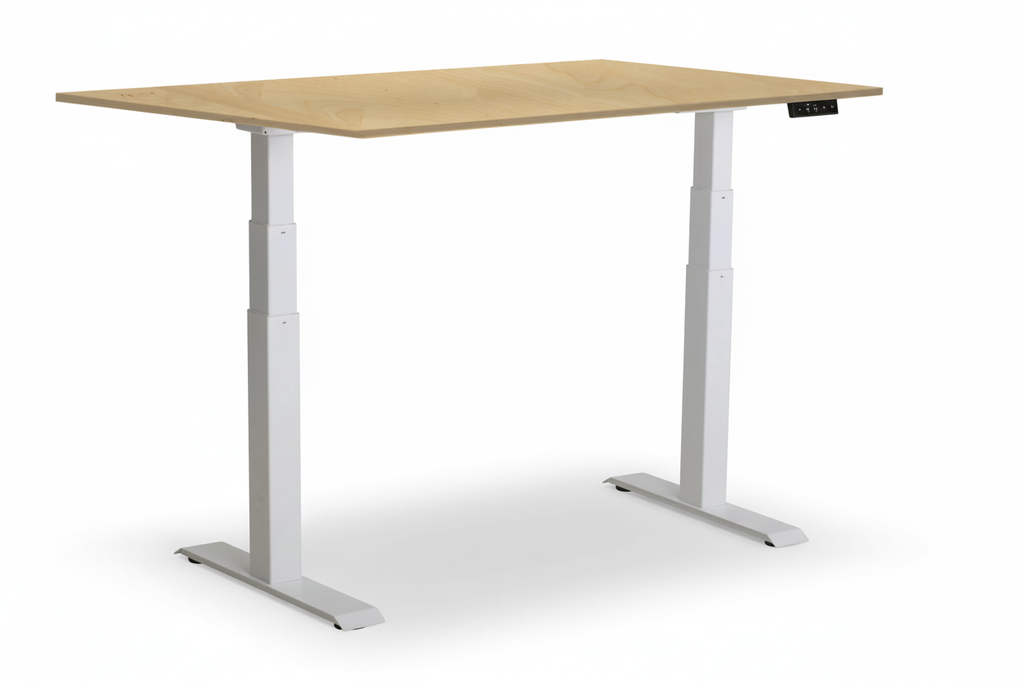 Zit-sta bureau met bedieningspaneel