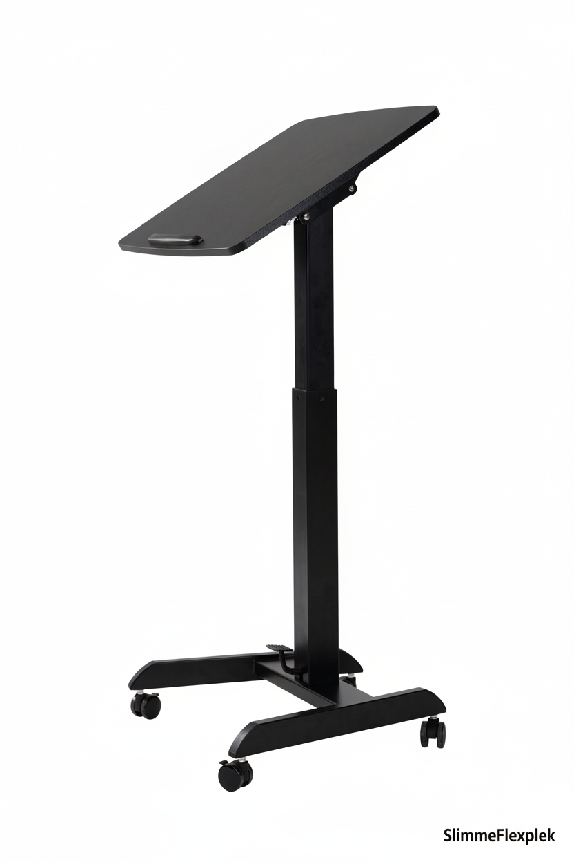 Zwarte Easy Desk met SlimmeFlexplek